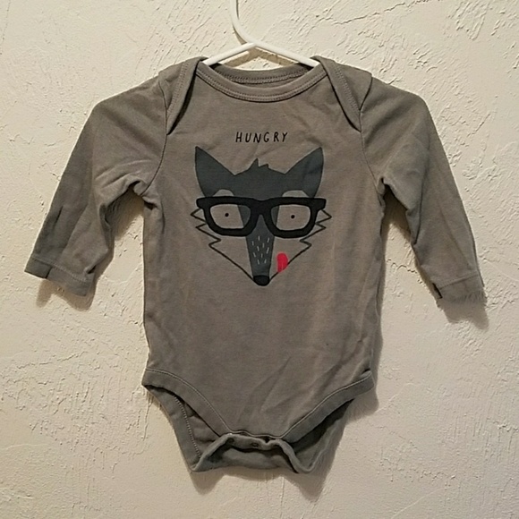 wolf onesie baby